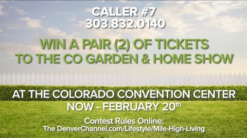 Win Tickets! // Colorado Home & Garden Show