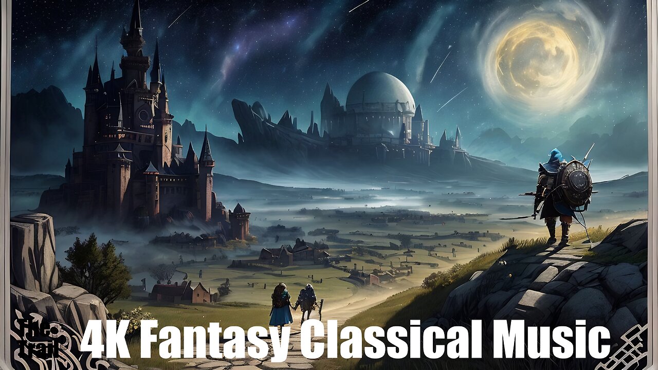 Fantasy Classical Music - Modern Enigma | (AI) Audio Reactive Cinematic D&D s1 | The Journey