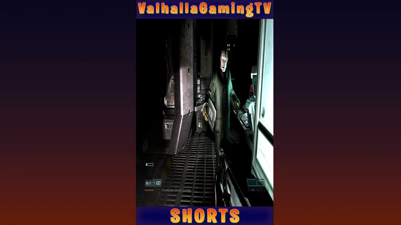 I Scared A Scientist In Doom!! (Doom 3) @ValhallaGamingTV