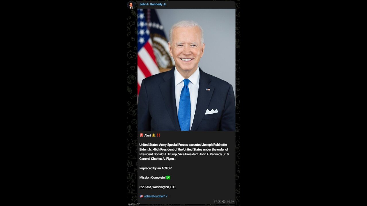 Rapper Raps Biden a brand new rectum!