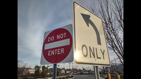 Right Turn Clyde. The Left is Begging to be Put to Rest