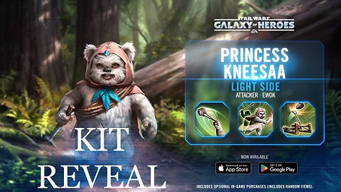 *NEW* Character Inbound: Princess Kneesaa | Kit Reveal | Star Wars Galaxy of Heroes