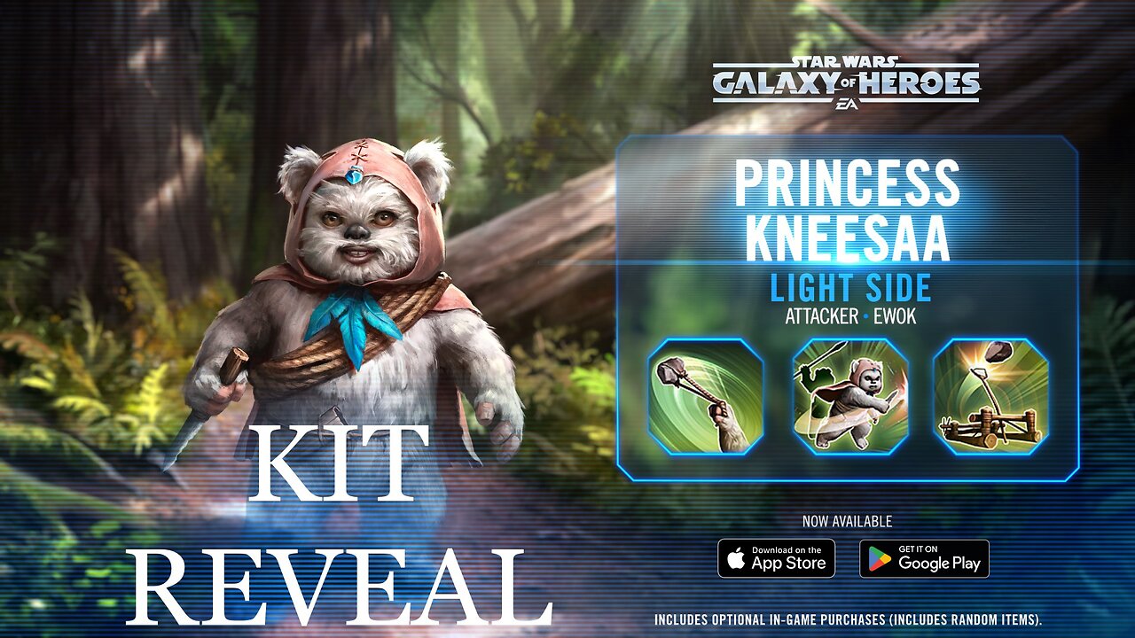 *NEW* Character Inbound: Princess Kneesaa | Kit Reveal | Star Wars Galaxy of Heroes