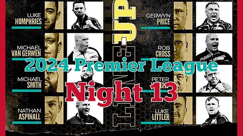 2024 Premier League Night 13 Littler v Aspinall