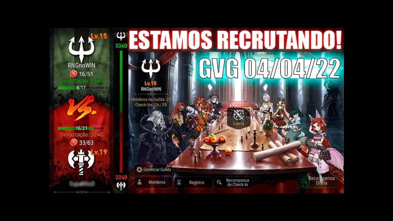 GVG - PENSEI QUE IA SER UM POUCO DIFÍCIL - EPIC SEVEN