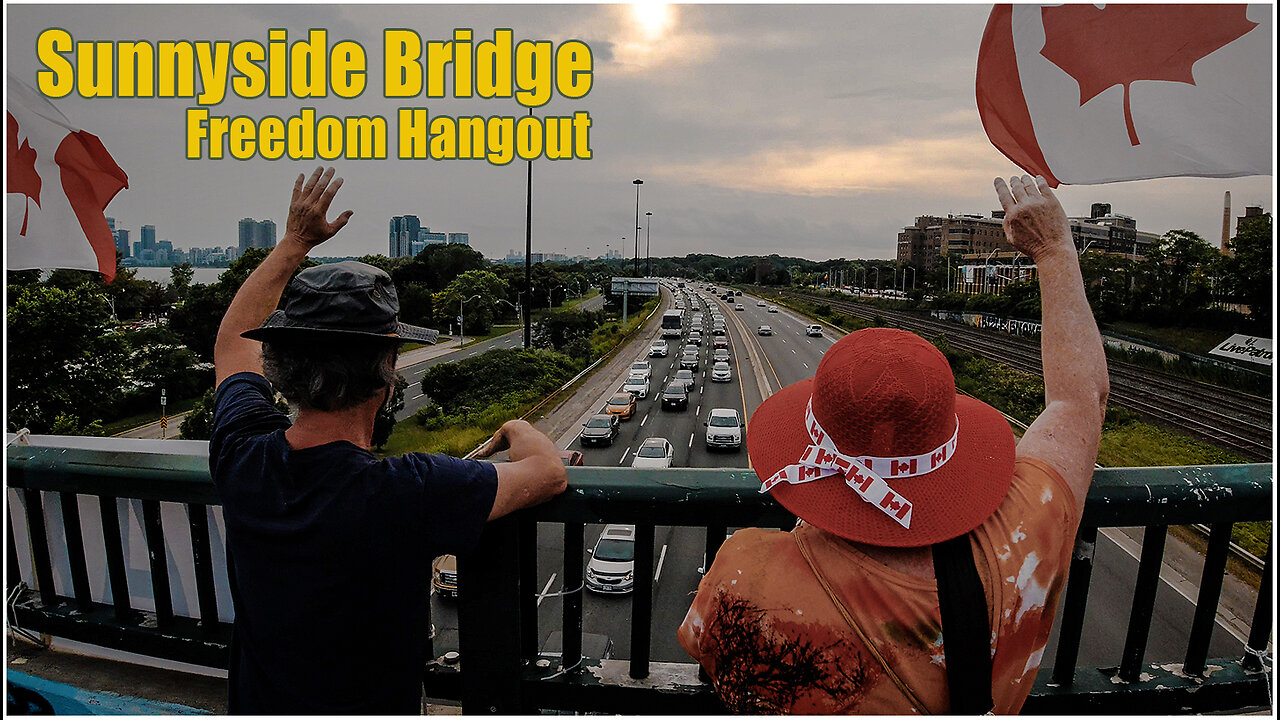 Freedom Rally Hang out - Sunny Side Bridge Toronto