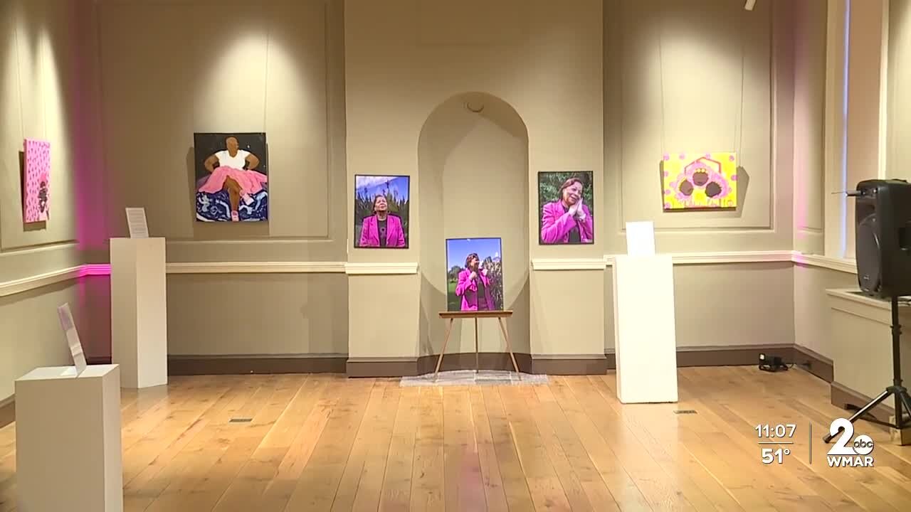 Breast cancer awareness month honored with special exhibit in Baltimore