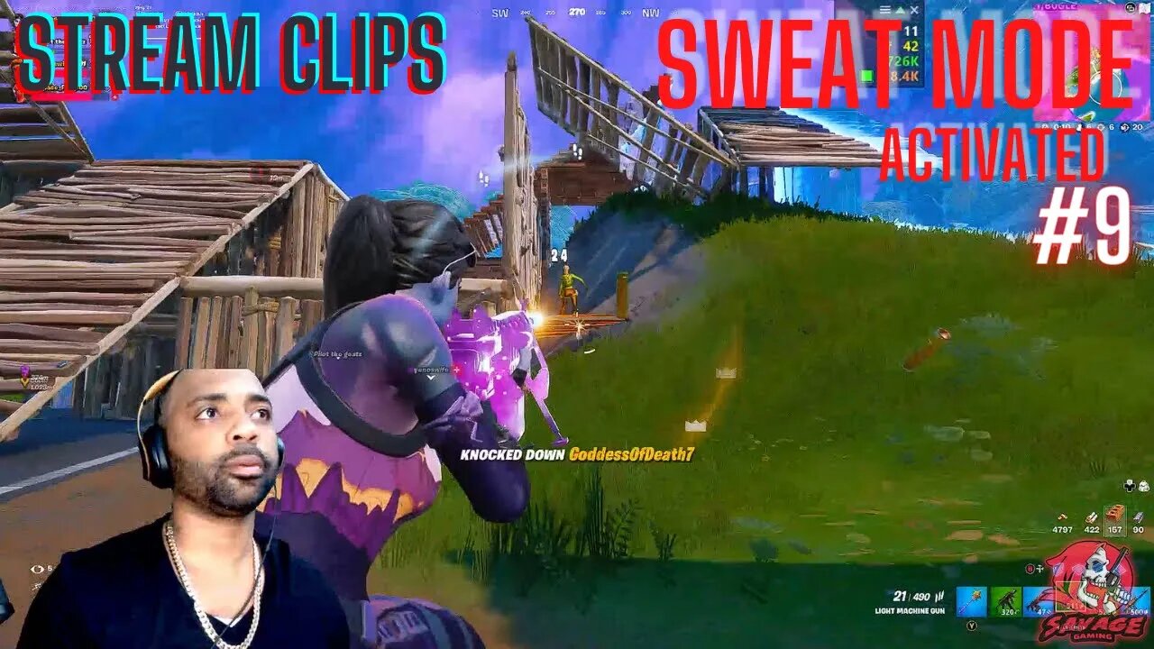 SWEAT MODE ACTIVATED #9 [STREAM CLIPS] Savage Gaming-YT