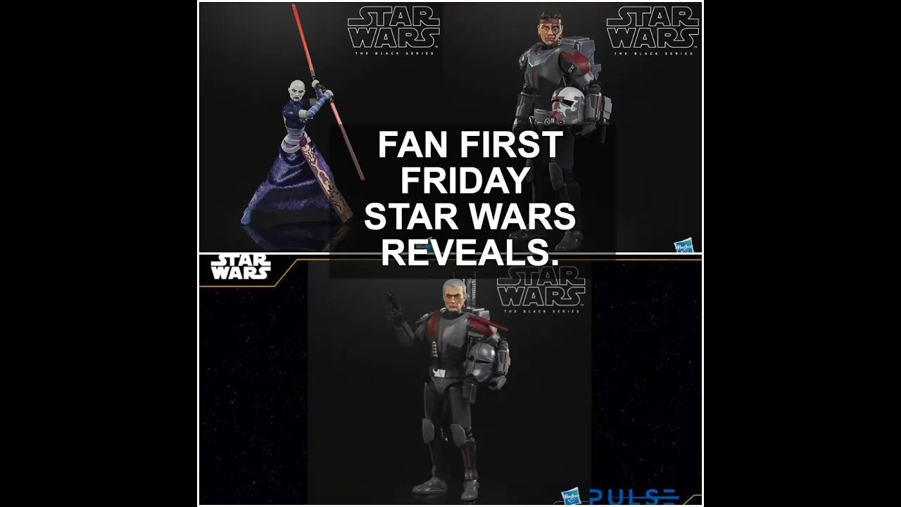 FAN FIRST FRIDAY STAR WARS BLACK SERIES BAD BATCH HUNTER, CROSSHAIRS, ASAJJ VENTRESS - NINJA KNIGHT