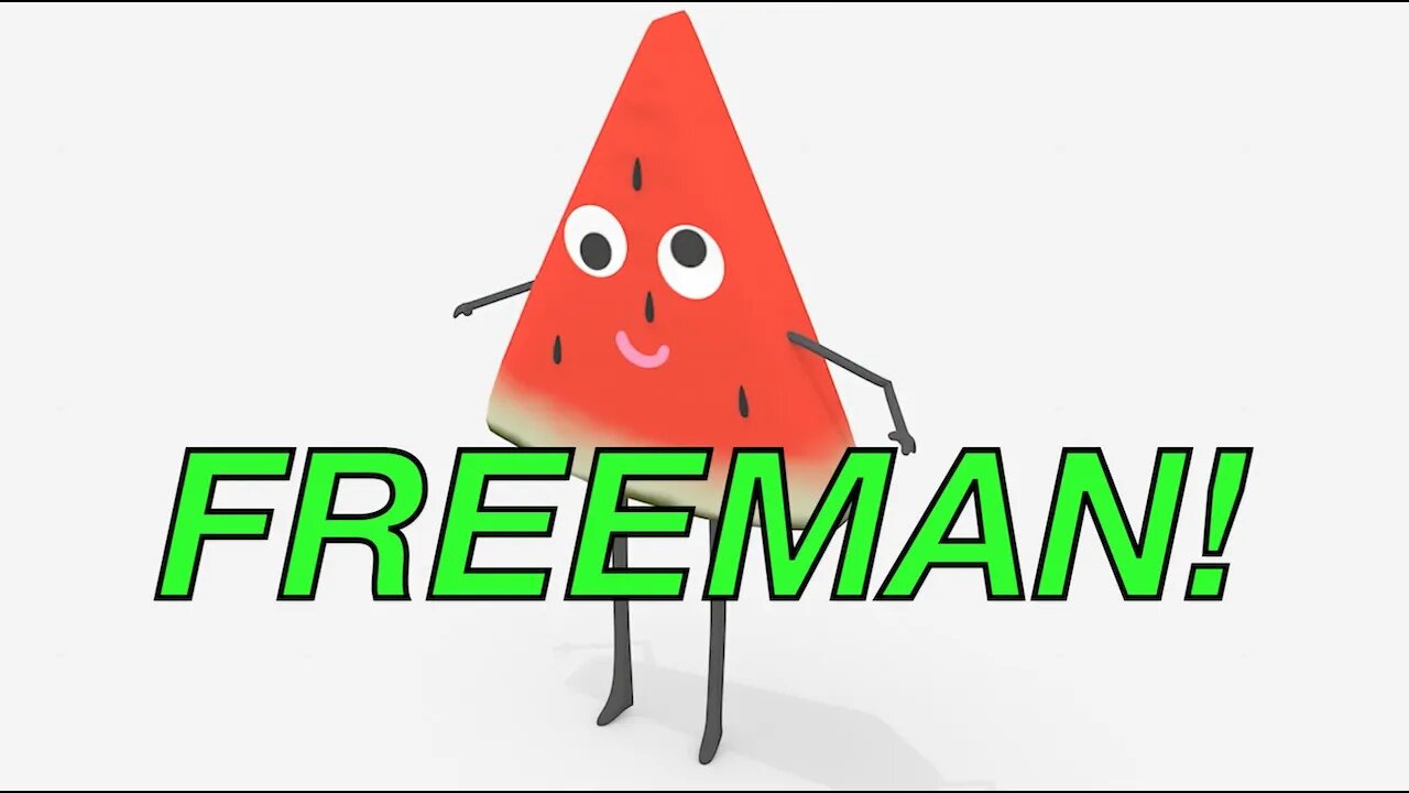 Happy Birthday FREEMAN! - WATERMELON Birthday Song