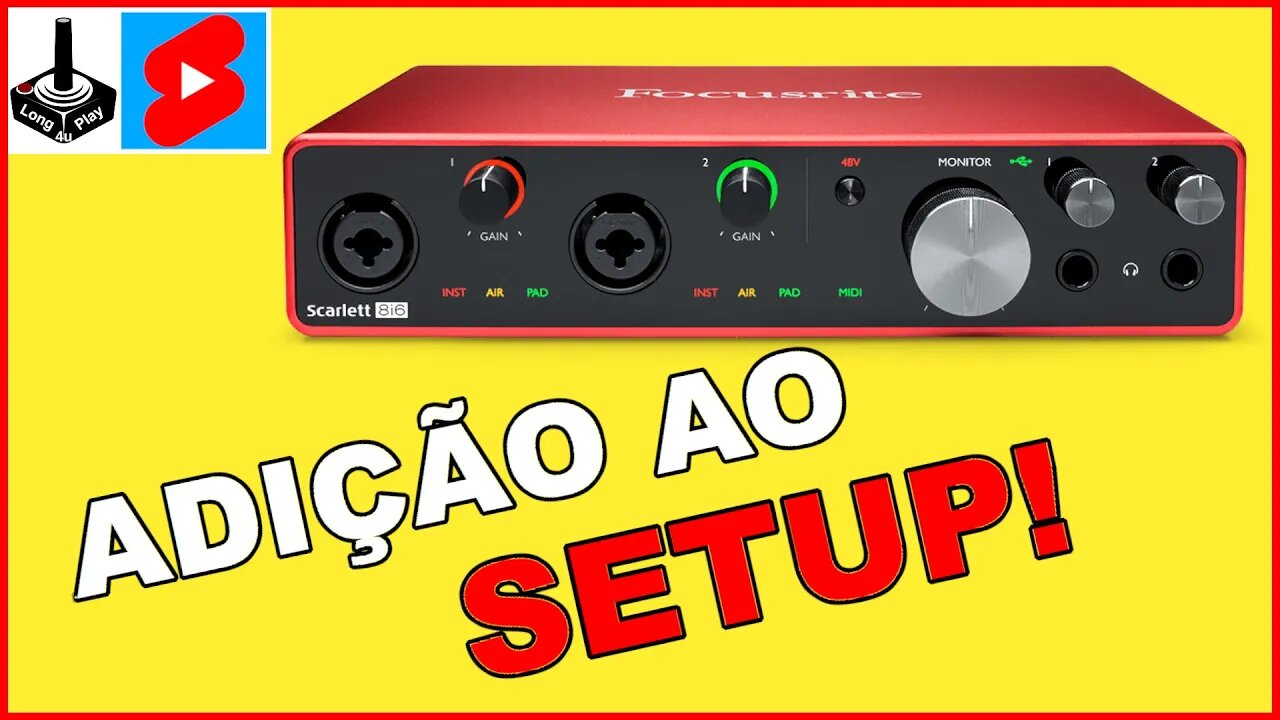 Focusrite Scarlett 8i6: Adição Ao Setup do LP4u