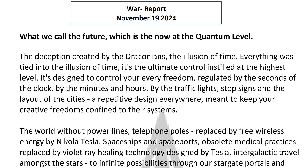 WHAT WE CALL THE FUTURE = NOW AT THE QUANTUM LEVEL