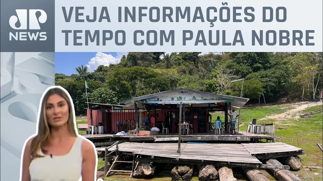 Em Manaus, Rio Negro deve atingir ápice da seca na segunda quinzena de outubro | Previsão do Tempo