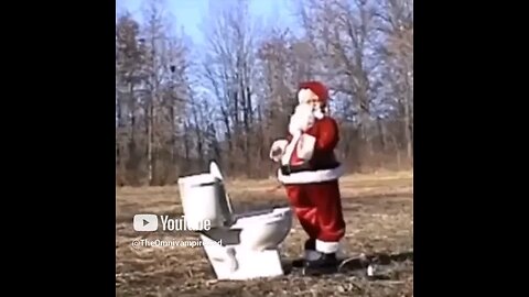 Santa vs a toilet