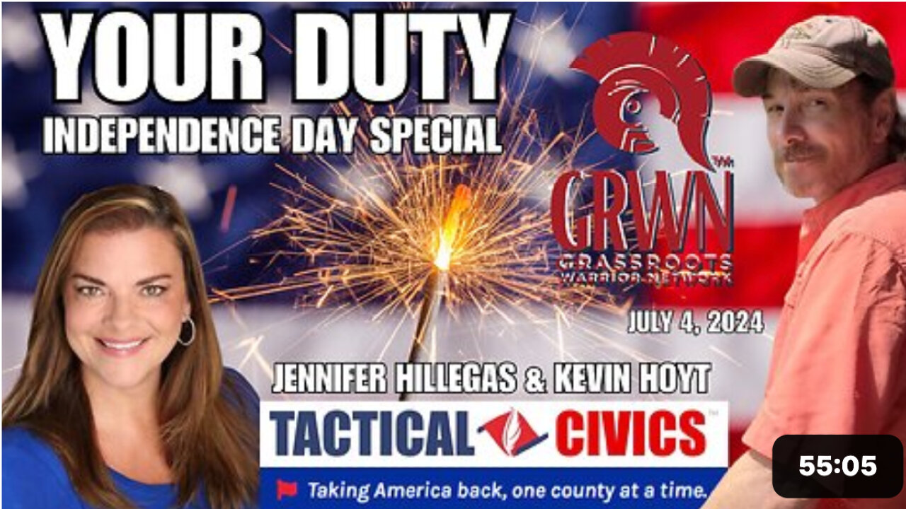 NOT just a RIGHT; It's your DUTY. Independence takes TACTICAL CIVICS™ - Jennifer Hillegas
