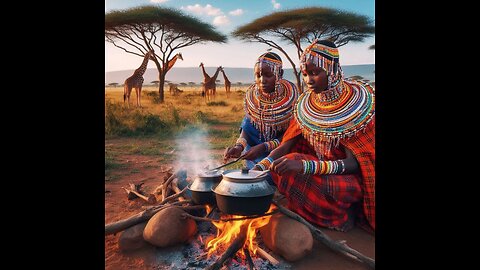 AFRICA-MASAI PEOPLE LIFE STYLE