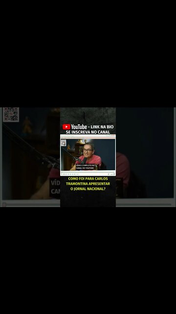 COMO É APRESENTAR O JORNAL NACIONAL? (vídeo completo no canal) #shorts #jornalnacional #redeglobo