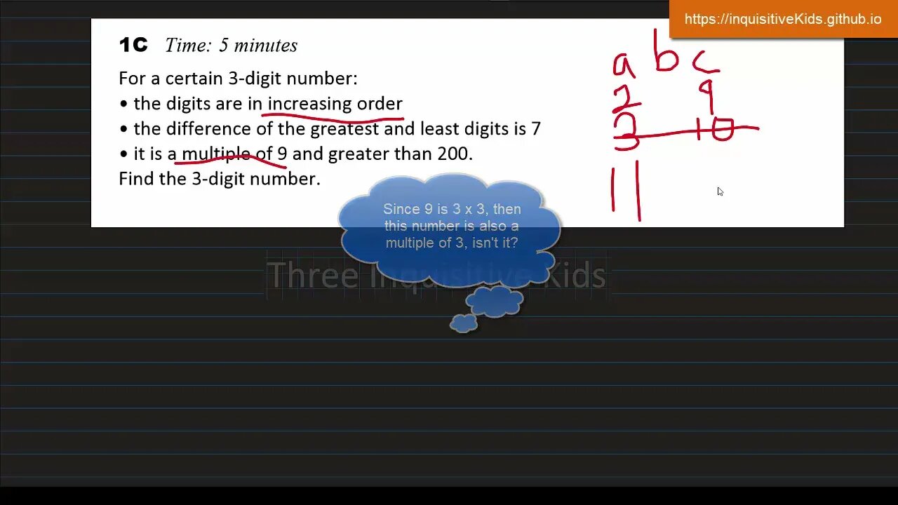 Math Olympiad | 2013 | Division E | Contest 1 | MOEMS | 1C