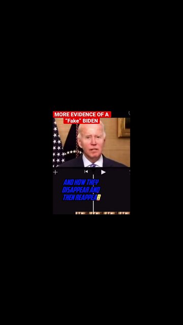 More Evidence of a “FAKE” Biden | Conspiracy Corner #shorts