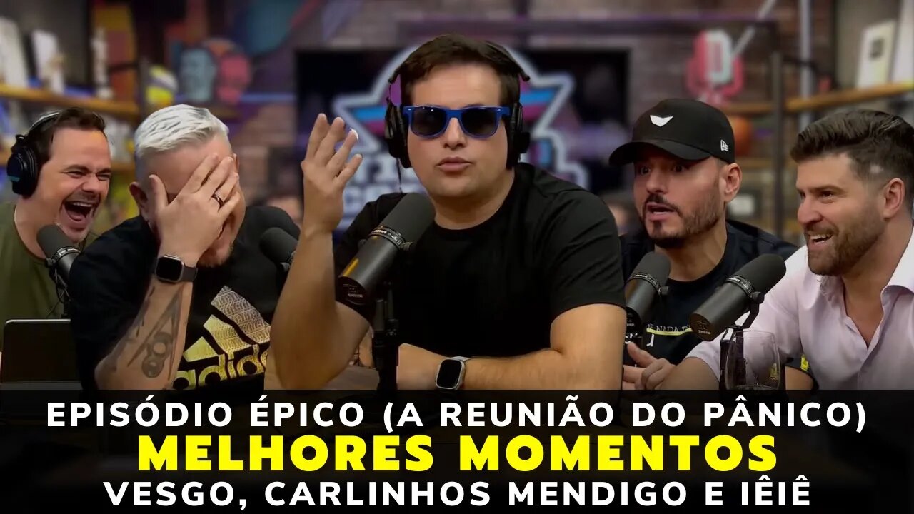 MELHORES MOMENTOS VESGO DO PÂNICO COM CARLINHOS MENDIGO, IÊIÊ E SILVIO – TICARACATICAST