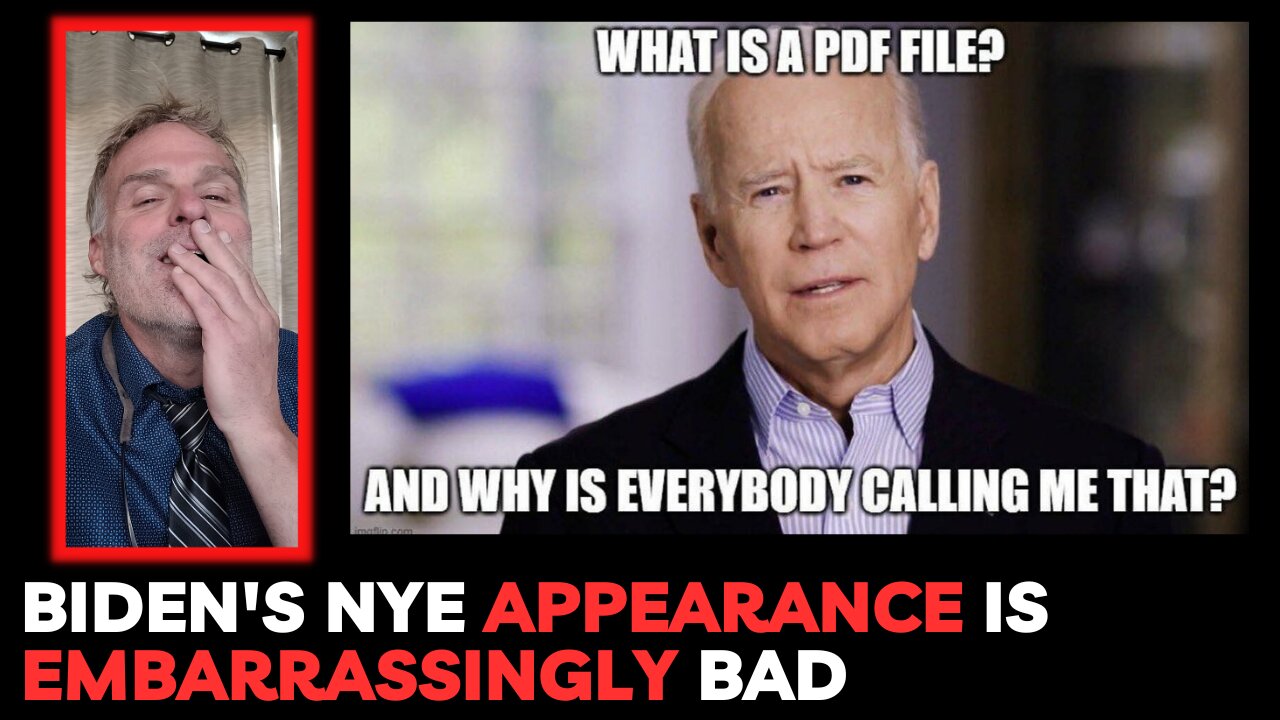 Biden's NYE Appearance Is Embarrassingly Bad