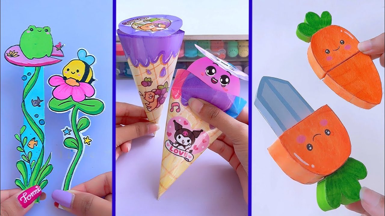 Creative Paper Crafts & Easy DIY Miniatures | Fun School Projects with Tonni Art and Craft