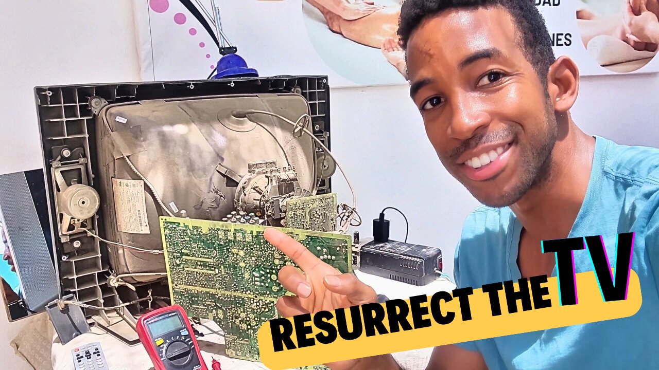 How I Revived Broken TV!✅️NO ON LED flashes