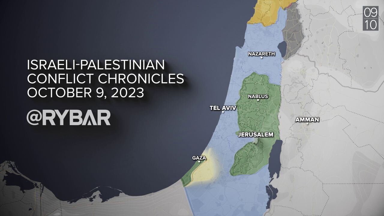 Israeli-Palestinian conflict chronicles: October 9, 2023