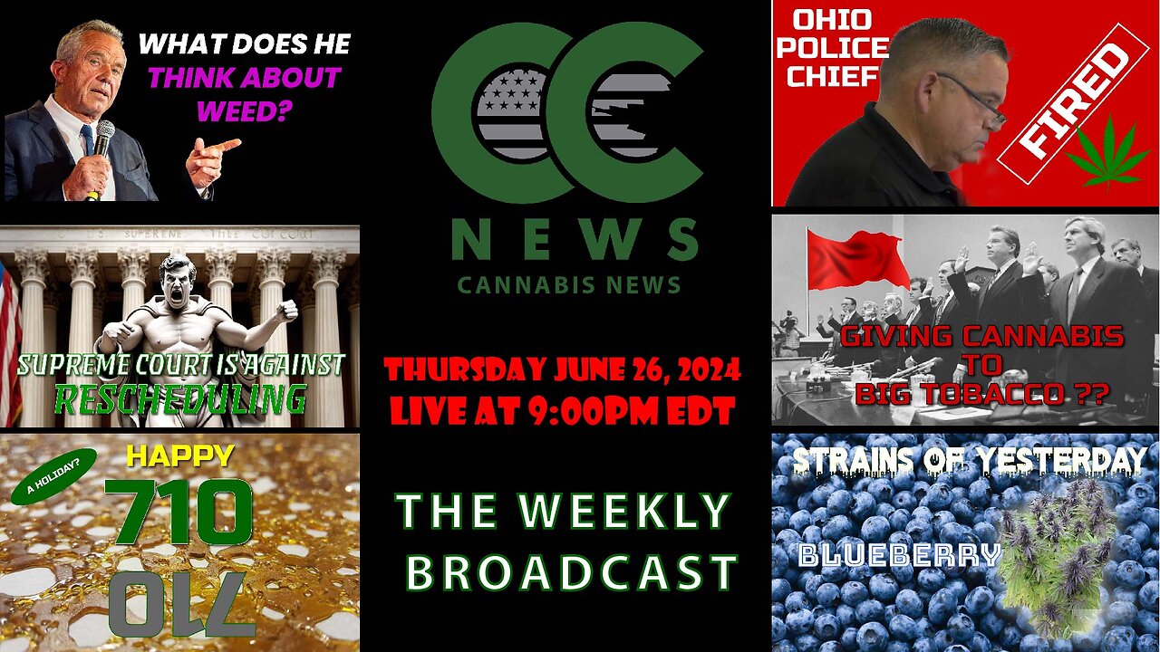 Cough Country News Live Broadcast: July 10, 2024 - Updates on All Things Cannabis