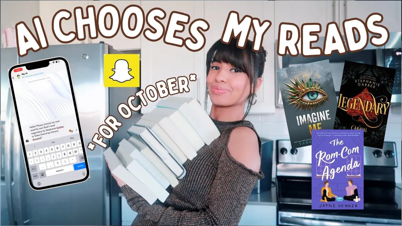 I LET AI CHOOSE MY READS FOR OCTOBER! 👻🎃 *all the books i will be reading in october* ~october tbr~