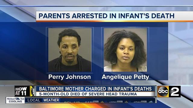 Mother charged in death of infant son