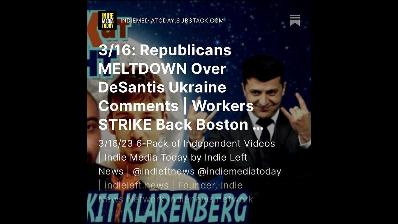 3/16: Republicans MELTDOWN Over DeSantis Ukraine Comments | Workers STRIKE Back Boston | Willow Mess