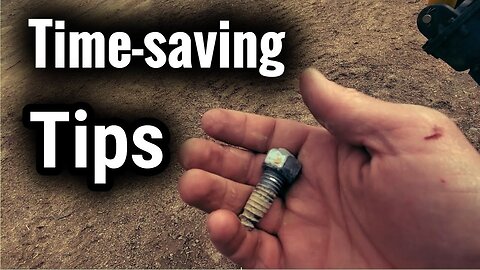 Time Saving Tips When Using Tractors And Machinery