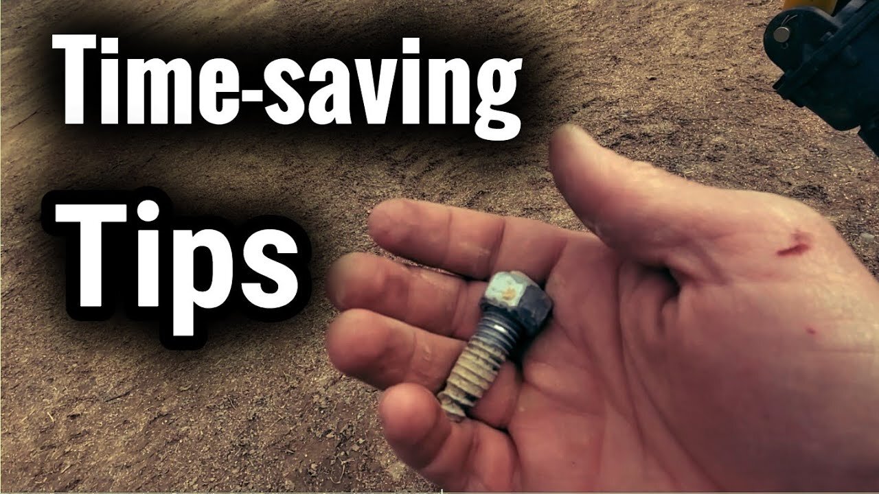 Time Saving Tips When Using Tractors And Machinery