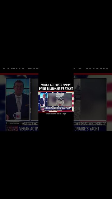 Vegan Activists Spray Paint Billionaire's Yacht