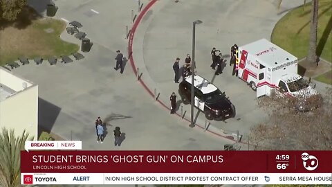 School locked down after student brings 'ghost gun' on campus