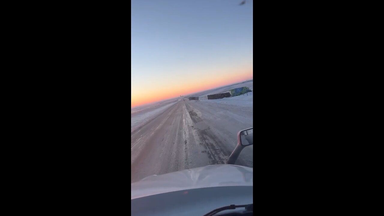 Snow Storm In Canada