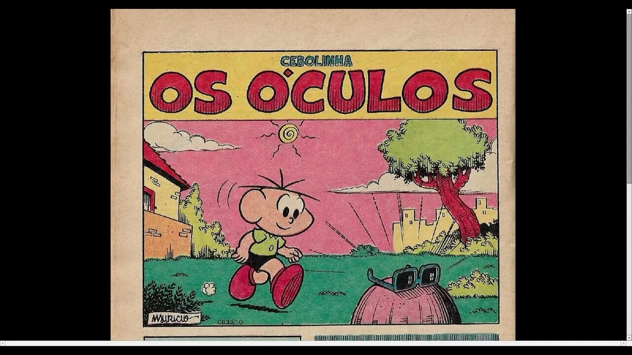 Cebolinha Os Óculos [Pause o Vídeo Caso Não Consiga Ler]