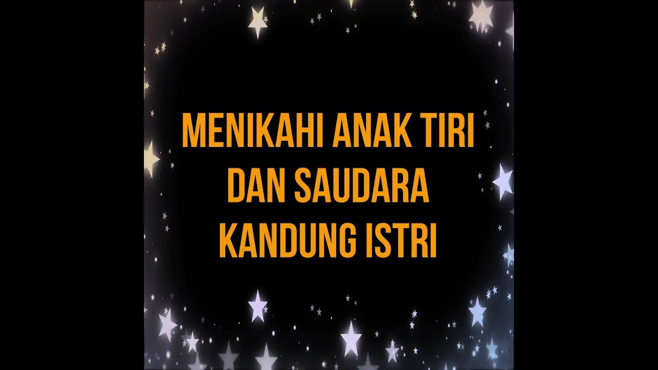 Haram menikahi anak tiri dan saudara kandung istri