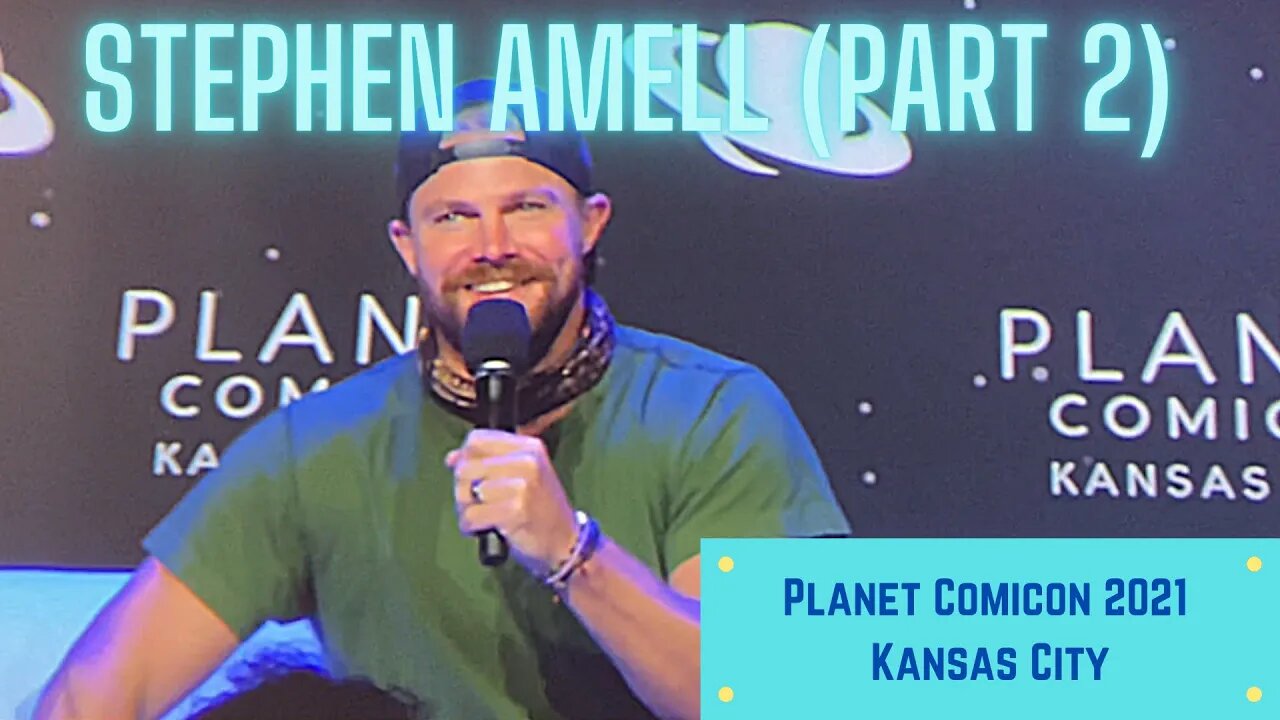 Stephen Amell, star of "Arrow," at Planet Comicon 2021 (Part 2)