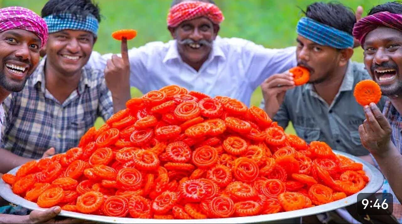 JANGRI | JALEBI Recipe Cooking In Village Indian Famous Dessert 👌