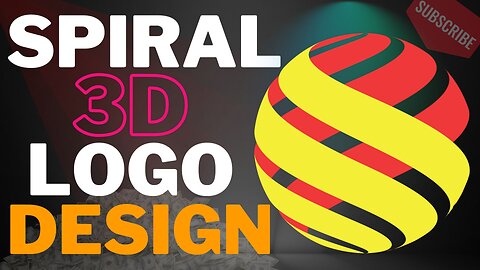 Spiral 3D Logo Design in Adobe Illustrator