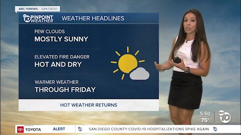 ABC 10News PinPoint Weather With Meteorologist Angelica Campos