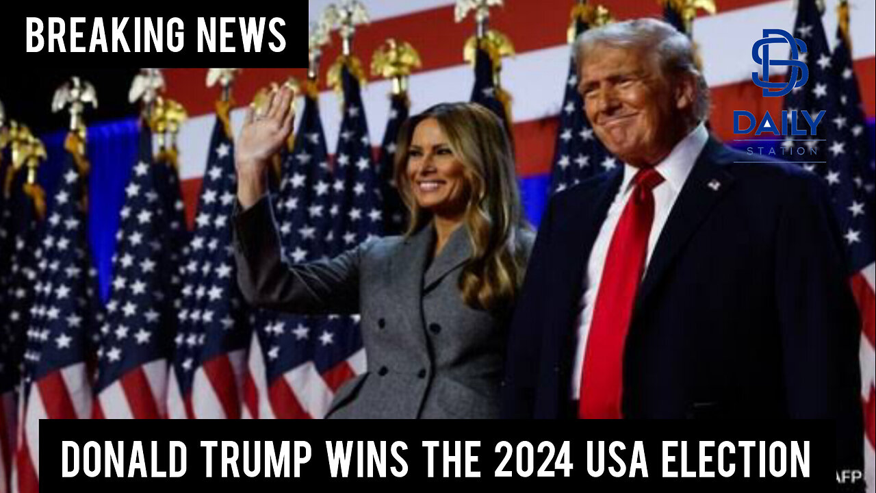 Donald Trump wins the 2024 US presidential Election|Breaking|