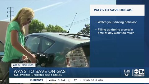 Ways to save money on gas