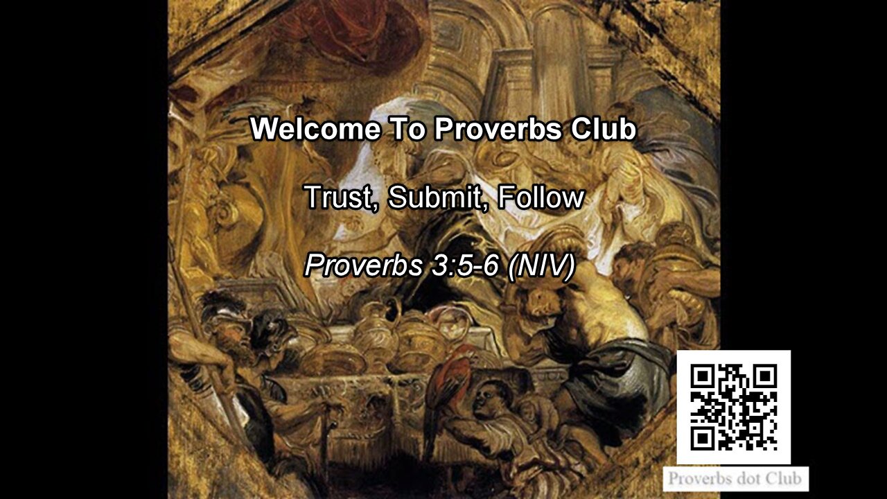 Trust, Submit, Follow - Proverbs 3:5-6