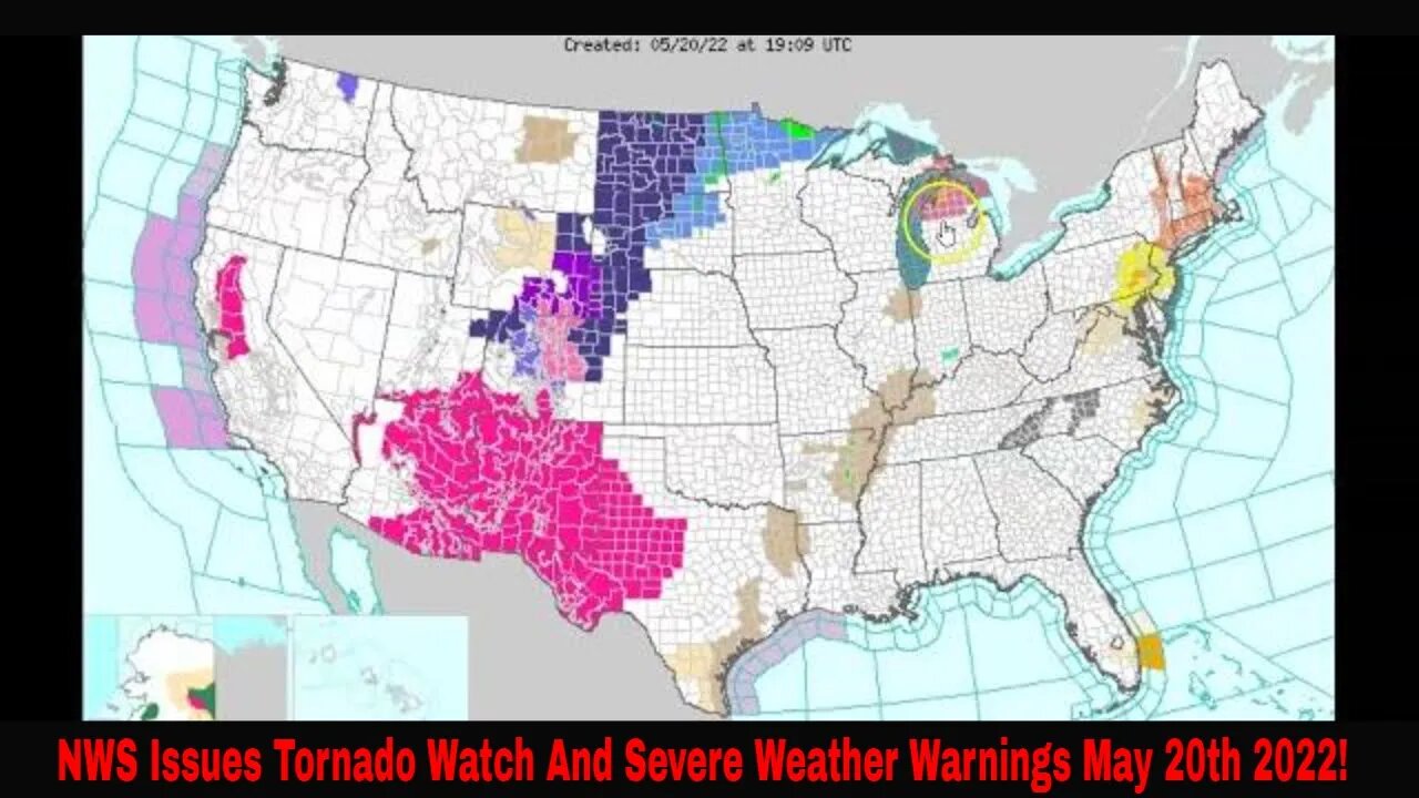 Tornadoes Building In The Northeast And Elsewhere May 20th 2022!