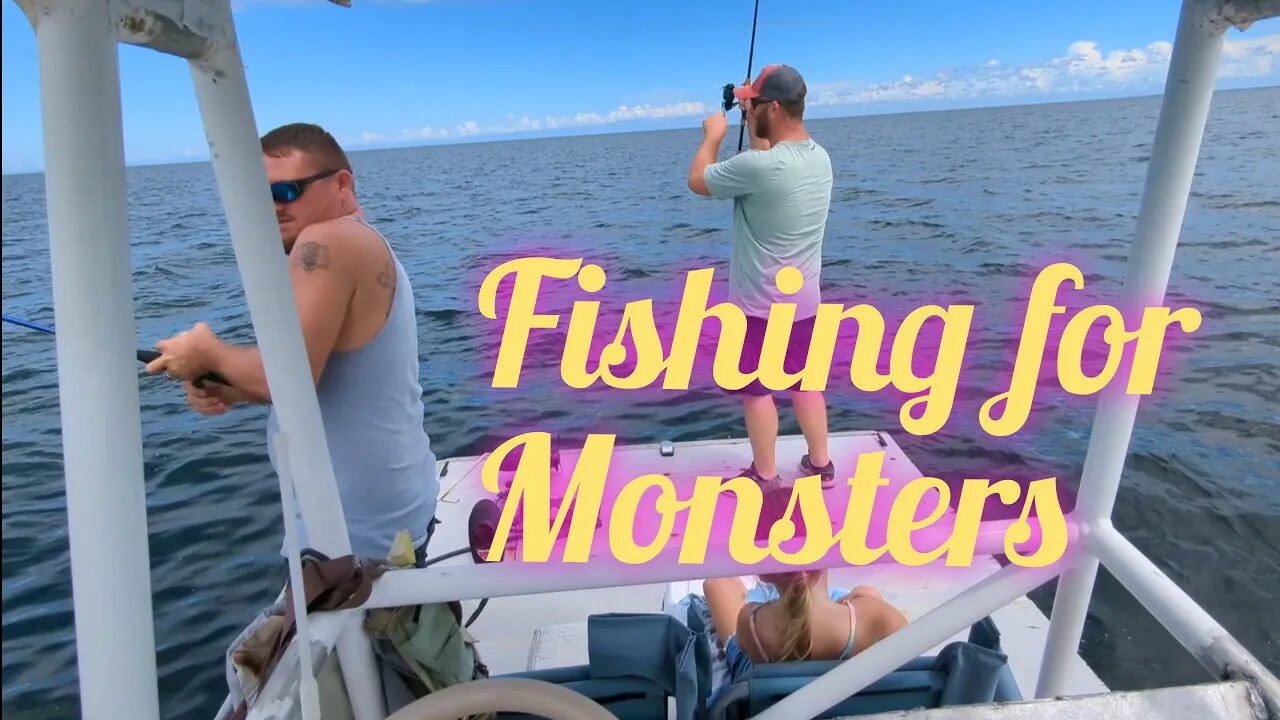 Fishing for Monsters #pontoon #fishing #fail #nofood