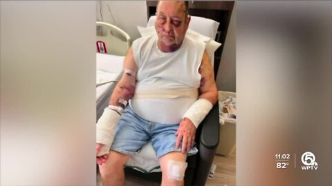 Man nearly killed after car crashes into home speaks to WPTV