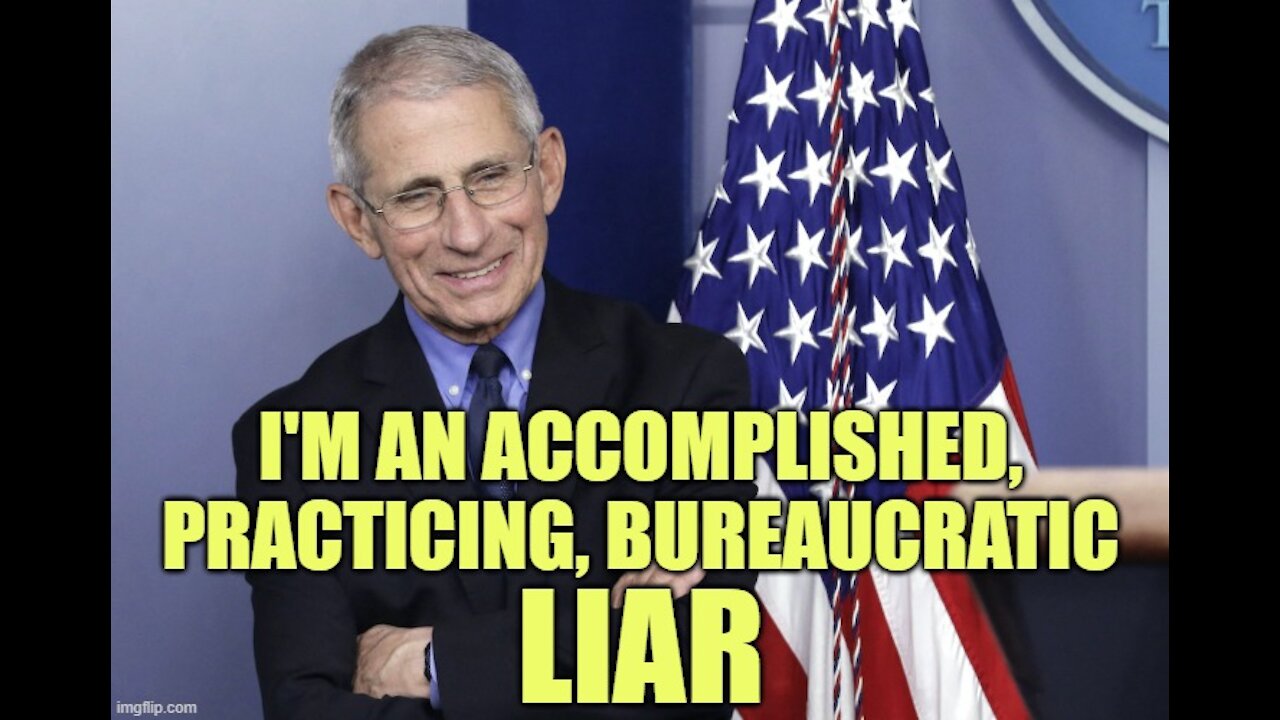 DR. FRAUD FAUCI LIED!